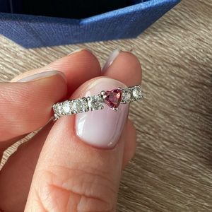 Swarovski Heart Ring